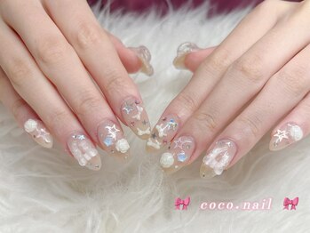 ココネイル 吉祥寺(coco.nail)/キラキラ/星/リボン