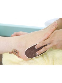 角質ケアができるサロン