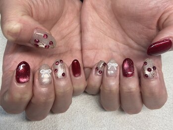 ネイルサロン プラスディーネイル(+D.Nail)の写真/【ハンドお持込みデザイン（アート6本）￥7500☆】高い技術力と提案力で理想の指先を叶えます♪