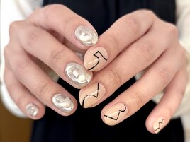 個性派ネイル