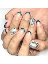 ネイルケアサロンエルミタージュ/人気の細フレンチＮａｉｌ★