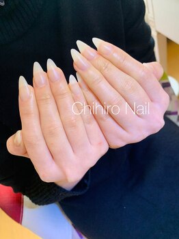 チヒロネイル/自爪色のスカルプ