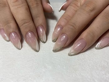 ティンク港南台 アイラッシュアンドネイル (Tink eyelash&nail)/パラジェル　フレンチ