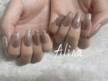 エリナネイルサロン池袋(Alina Nail Salon)/ラメワンカラー