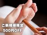 【ご新規様限定】お好きなメニューなんでも¥500 OFF♪
