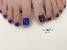 アンドラッシュ 駒込駅前店(and lash)/フットネイル