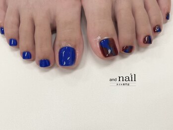 アンドラッシュ 駒込駅前店(and lash)/フットネイル