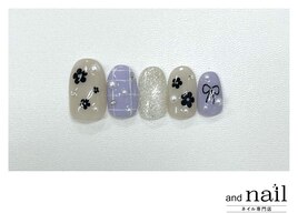 フラワーネイル ¥9300