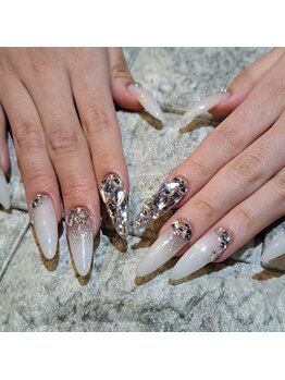 ラウンジ渋谷 本店(RounGe SHIBUYA)/【スカルプ】埋め尽くしネイル