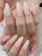 ミンデイ(Min diy)の写真/爪に合った長さだし★モチの良さ×技術力×デザイン！スカルプやチップで持続力◎￥1,000～【福岡/西区】