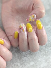 onecolor × flower art