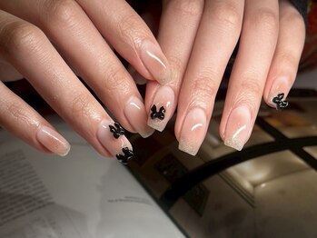 アース ネイルアンドアイラッシュ 甲府昭和店(HAIR & MAKE EARTH Nail&Eyelash)/チークネイル　¥7800