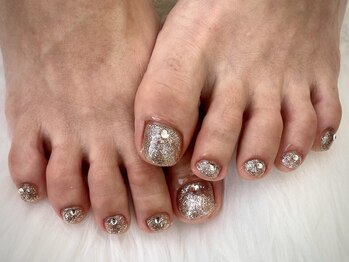 ギラギラフットネイル☆SAYAKA