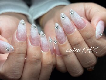 サロン エージー(salon AZ)/チップ長さ出し持ち込みデザイン
