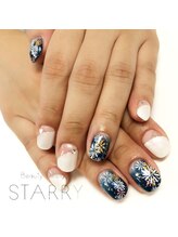 スターリー(STARRY)/花火　浴衣ネイル　夏ネイル