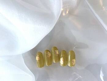 ドレス(Dress nail＆eyelash Lolonois)/ピスタチオワンカラー