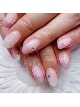 カラーリリー 恵比寿(Calla lily)/リーフレース