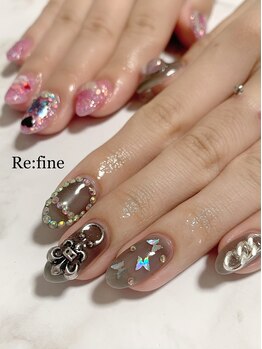 リファイン(Re:fine)/ジェル10本アートつけ放題