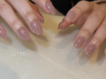 アンネ 東心斎橋店(ANNE)/ベージュネイル ari