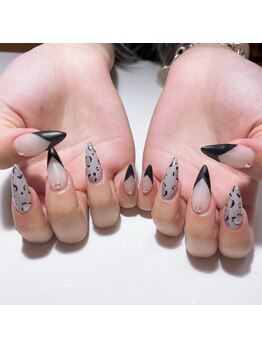 リアンリアン(lien lien de felicite nail)/レオパードネイル