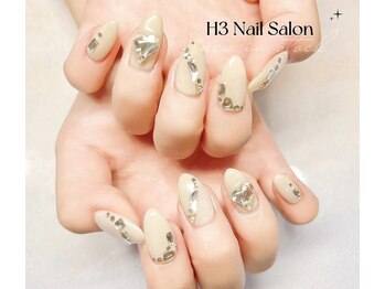 エイチスリー(H3)/ワンカラーのストーン付け放題!