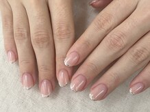 エムスラッシュ ネイル センター北店(M.SLASH)/パラジェル ガラスフレンチ