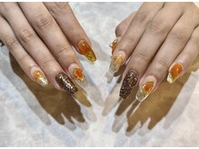 デコ 武蔵小山店(DECO)/90art♪オレンジ×ブラウン☆