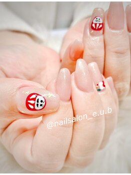 イーユービー(E.U.B)/お正月ネイル【ひばりヶ丘】