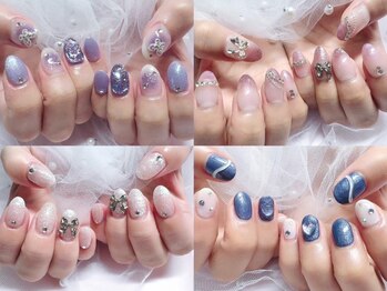 フェリスネイル 池袋店(Feliz Nail)の写真/【定額シンプル￥5990】上品シンプル,アート好きの方向けデザインまで幅広く対応★［池袋/ニュアンス］