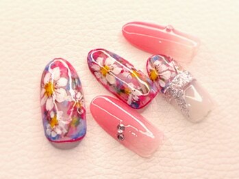 ビューティーサロン ハル(beauty salon haru)の写真/繊細アートからエアブラシアートまで、デザインにこだわりたい方にオススメ♪艶にもこだわる実力派サロン！