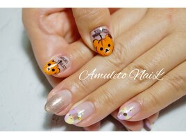 手描きハロウィンネイル