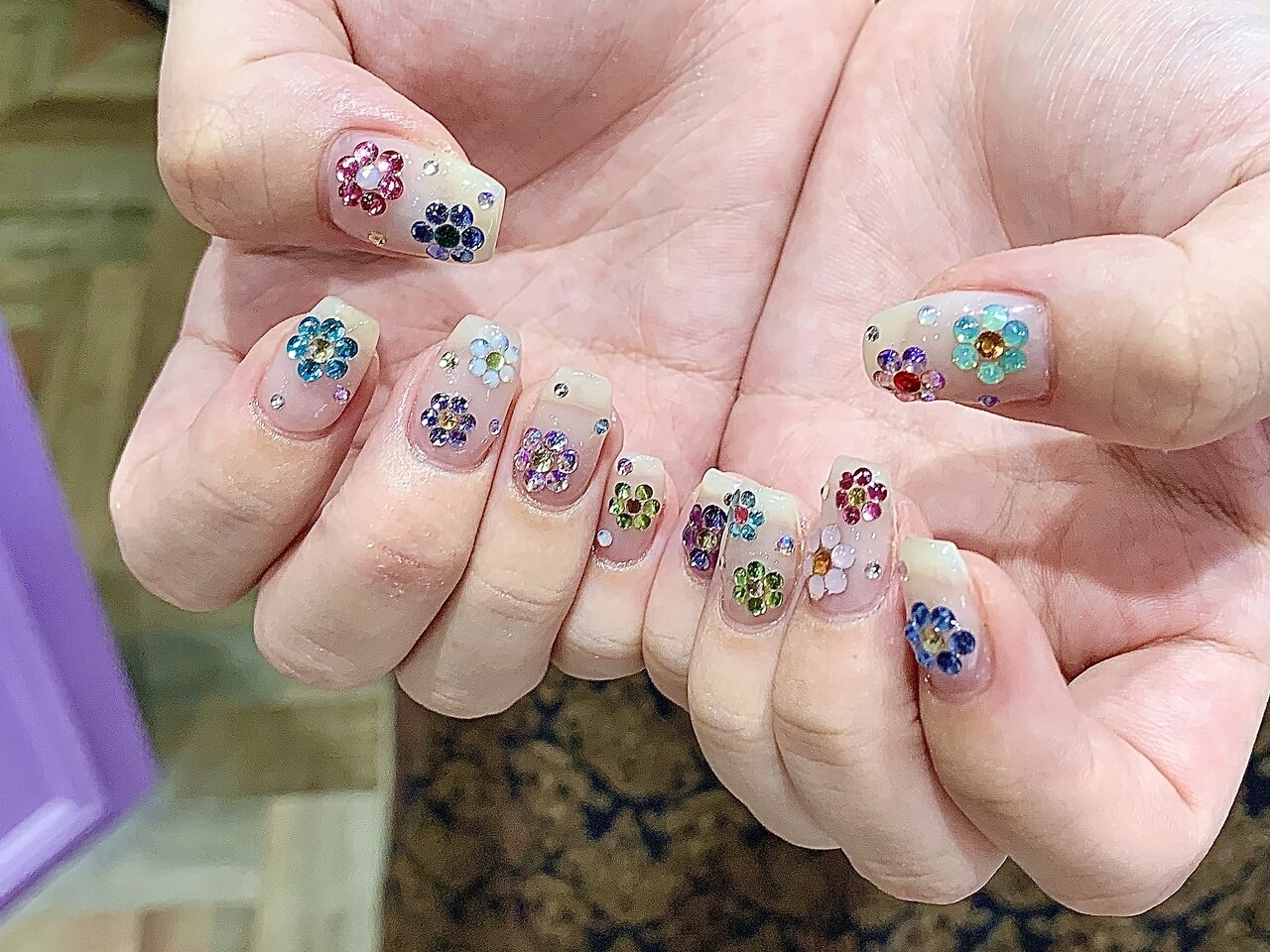 サイズオーダーネイル No.12 地雷系 量産系 ゆめかわ系 綺麗系 【公式