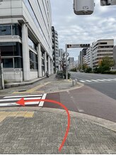 エヌズクレール(N's Claire)/サロンまでの道のり（駅から）