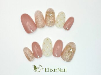 エリクサーネイル 渋谷(Elixir Nail)/定額aシンプル/クーポン使用