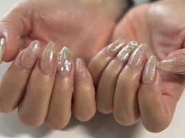 ラメ シェル埋め込み
