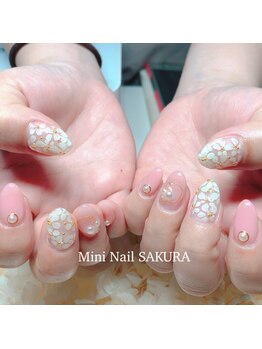 ミニ ネイル サクラ(Mini Nail SAKURA)/フラワーネイル