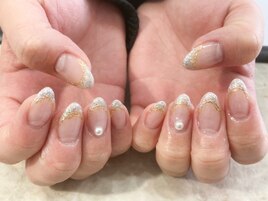 ラメフレンチ