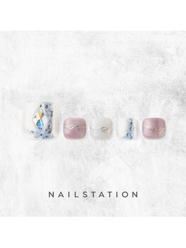 ネイルステーション ルミネ立川店(NAIL STATION)/キラキラネイル／パラジェル