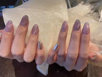 定額ネイルBコースデザイン