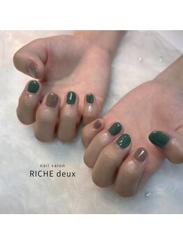 リッシュ ドゥ(RICHE deux)/秋色ネイル