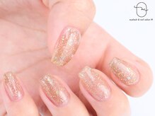エム(M)/flash glitter nails