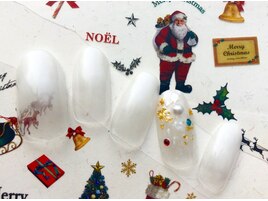 クリスマスグラデネイル