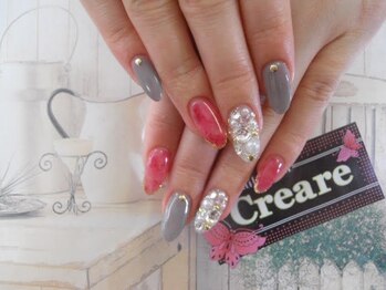 クレアーレ(Creare)/赤べっ甲ネイル♪