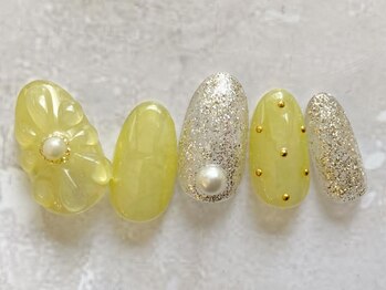 立体フラワーネイル新規¥7,260