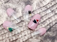 ネイルルージュ(Nail Rouge)/大人可愛いクリスマスネイル