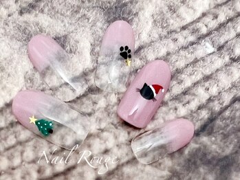 ネイルルージュ(Nail Rouge)/大人可愛いクリスマスネイル