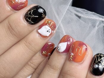 ハロウィンネイル