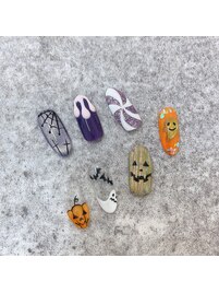 ハロウィンネイル