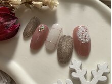 シキナ(shikina)/チェック　足跡　ラメ　キラキラ