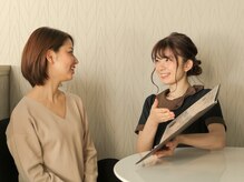 ご来店頂きましたら待合にかけてお待ちください